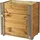Dobar Green Label Rollbares Hochbeet 60 x 40 x 62 cm Grau-Braun