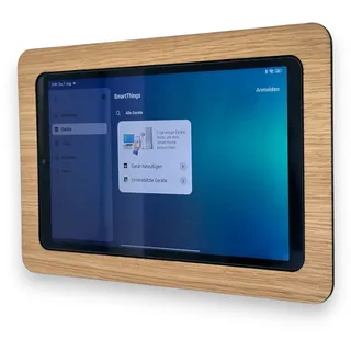 Wand-Tablet als Smart Home Steuerzentrale - Eiche (lackiert)