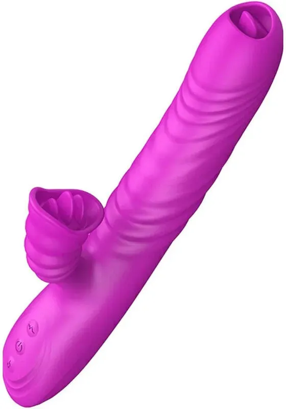 ARMONY - ANGELIA MULTIFUNKTIONSVIBRATOR DOPPELZUNGE VIOLETTER WRMEEFFEKT