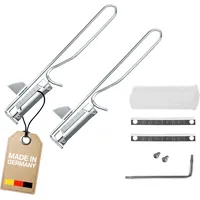Westmark Sparschäler Famos 2er Set inkl. Ersatzklingen-Set Edelstahl Silber