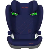 AVOVA Sora-Fix (River Blue), der Folgesitz geeignet von 100 bis 150 cm, 4 bis 12 Jahre, mit Isofix, Booster Autositz