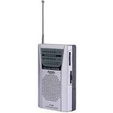 Bewinner Universal Tragbarer UKW/MW Radio Radio Weltempfänger Eingebauter Lautsprecher für Outdoor Sport AM/FM Hochleistungsempfänger Teleskopantenne Silber