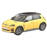 NOREV Renault 5 E-Tech Elektro 2024 Pop Gelb und Schwarz 1/18
