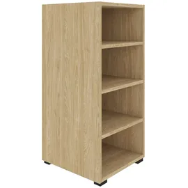 hom'in Bücherregal 46 x 90 x 40 cm Eiche