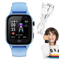 Smartwatch für Kinder, wiederaufladbar, für Kinder, Kamera, GPS, Tracker, Kinder, tragbar, für Kinder, Flashlight Kids Watch, Recorder Smart Watch, Kinderuhr