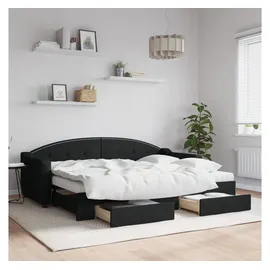 vidaXL Tagesbett 80 x 200 cm Schwarz