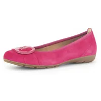 Gabor Ballerina Flache Schuhe, Slipper mit Hovercraft Luftkammern-Laufsohle Gr. 40, pink, , 21262561-40