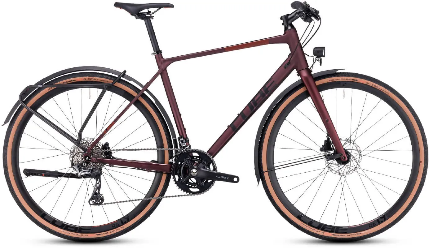 Cube Nulane Race FE 2024 - rubyred ́n ́black - 53cm | 28 Zoll