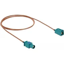 DeLock WLAN-Antennen Anschlusskabel [1x Fakra-Stecker - 1x Fakra-Buchse] 0.5m