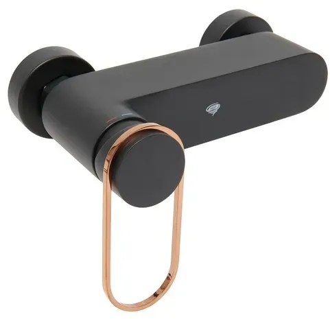 SAT Fusion Brausearmatur ohne Brausegarnitur 150 mm schwarz/bronze SATBSFU268CPCBR
