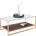 Olivia ca 120x60 Weiß/Braun/Gold