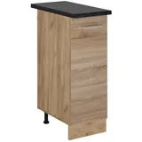 Vicco Apothekerschrank R-Line, Sonoma/Goldkraft Eiche, 30 cm, AP Anthrazit