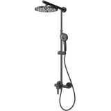 Schulte DuschMaster Rain Classic Einhebelmischer Schwarz EP9620-68
