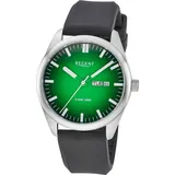 REGENT F-1589 Herrenuhr Gut Ablesbar Edelstahl/Grün