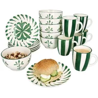 Mambocat Frühstücksset Wald 18-tlg. grün