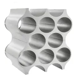 Koziol Weinregal SET-UP, flexibel aufbaubar 3596670 , Farbe: grau