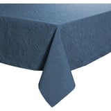 PICHLER Tischdecke Tischdecke "Cordoba" (1-tlg), bügelfrei Uni blau eckig | 130 cm x 170 cm