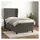 vidaXL Boxspringbett 100 x 200 cm Dunkelgrau