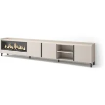 SKRAUT HOME Lowboard 315x61 cm Beige Holzwerkstoff