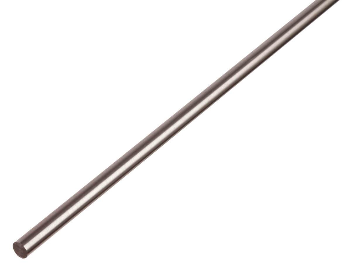Alberts Rundstange, Edelstahl, Länge 1 m oder 2 m, verschiedene Durchmesser