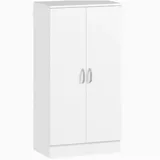 Okwish Schuhschrank 55 x 108 x 35 cm mit Soft-Close / weiß