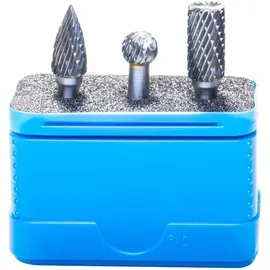 SW-Stahl 82550L Hartmetall Frässtiftesatz, 3-teilig