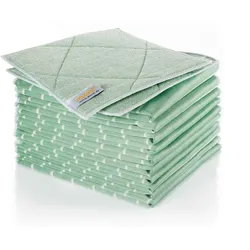 Muxel Bambus-Reinigung-Tuch, 12er Set Bambustuch Putzlappen Reinigungstuch Mikrofasertuch Putzlumpen