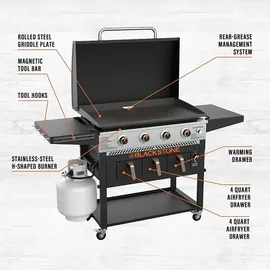 Blackstone Plancha-Grill 36" schwarz