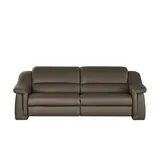 HIMOLLA Sofa Leder 3-Sitzer Braun