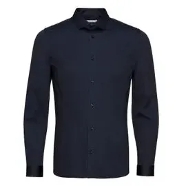 JACK & JONES Hemd Parma für Business in Dunkelblau-XXL