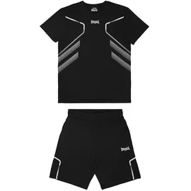 Lonsdale Bewick Trainingsanzug - Black / Silver - XL