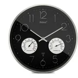 MEBUS 12988 Funkwanduhr mit Thermo-Hygrometer