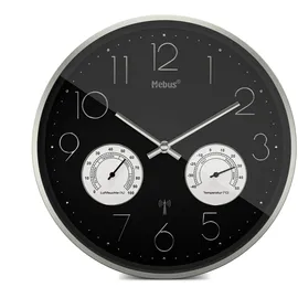 MEBUS 12988 Funkwanduhr mit Thermo-Hygrometer