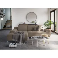 sit&more Ecksofa SIT & MORE "Latigo L-Form", braun (macchiato), B:270cm T:163cm, Sofas, Ecksofa, mit Recamiere, wahlweise mit Bettfunktion und Bettkasten