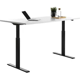 TOPSTAR Schreibtisch E-Table weiß / schwarz