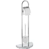 Wenko WC-Garnitur Raumwunder silber Metall, 1 St.