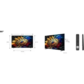 TCL 98C655 98 Zoll QLED 4K Google TV