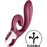 Satisfyer Love Me Rabbit Vibrator, Rot