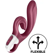 Satisfyer Love Me Rabbit Vibrator, Rot
