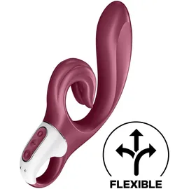 Satisfyer Love Me Rabbit Vibrator, Rot