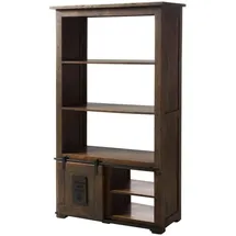 MASSIVMOEBEL24.DE Regal Mango 100 x 45 x 175 cm Braun