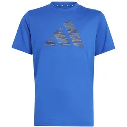 ADIDAS Kinder Shirt Training Essentials Camo-Print, ROYBLU, 164