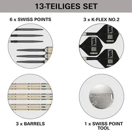 Target Darts Dimitri van den Bergh 95K Steeldarts 23 g