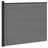vidaXL Zaunlatte 1 x 1 x 1 m Grau/Aluminium