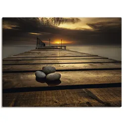 Artland Wandbild »Sonnenaufgang am Schwarzen Meer«, Sonnenaufgang & -untergang, (1 St.), als Leinwandbild, Poster, Wandaufkleber in verschied. Größen Artland Farbe Bild(er): braun
