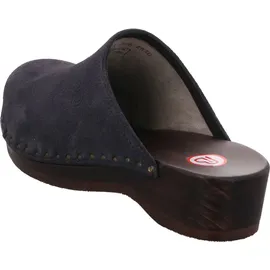 Berkemann Velours-Toeffler Unisex-Erwachsene Clogs, Blau (Blau), 46 EU