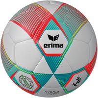 Erima Hybrid Lite 290 Fußball fiery coral/petrol (7192408)