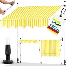 tillvex Klemmmarkise 250 cm gelb