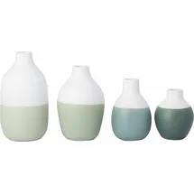 räder Mini Flaschenvasen grün 4er Set