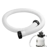 Poolschlauch 38mm / 150cm - Flexibler Schwimmbadschlauch Für Poolpumpe & Poolsauger –Ersatzschläuche, Schwimmmen Pools Schlauch Zubehör Pool-Pumpe/Filter